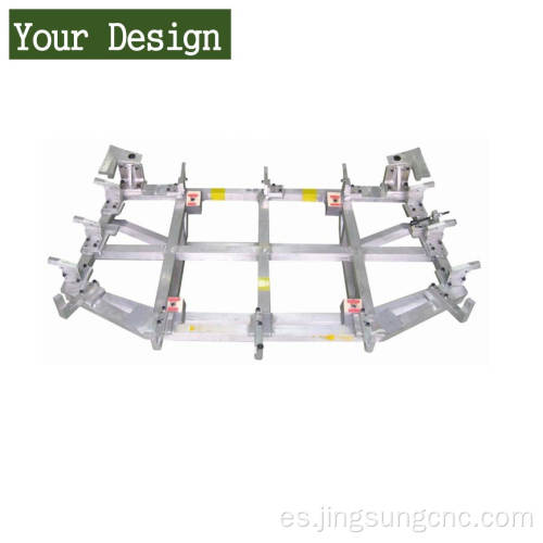 Demanda de aluminio 7075 piezas de mecanizado CNC dron